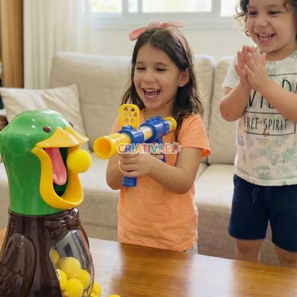 Air Power Duck Shooting Game with Electronic Scoring & 12 Soft Foam Balls | CRIATIVAE