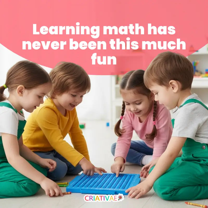 Pop It Math: Times Tables Board & Flash Cards for Kids | CRIATIVAE