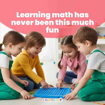 Pop It Math: Times Tables Board & Flash Cards for Kids | CRIATIVAE