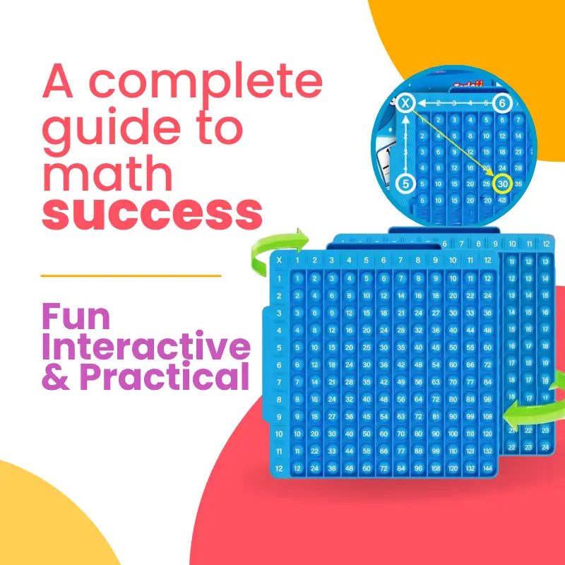 Pop It Math: Times Tables Board & Flash Cards for Kids | CRIATIVAE