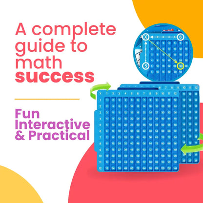 Pop It Math: Times Tables Board & Flash Cards for Kids | CRIATIVAE