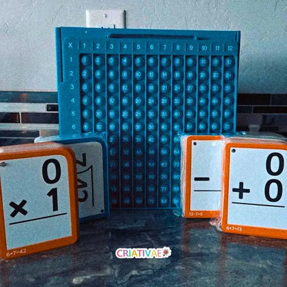 Pop It Math: Times Tables Board & Flash Cards for Kids | CRIATIVAE