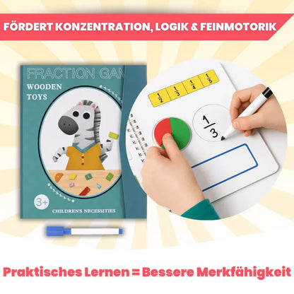 Montessori Magnetisches Bruch-Buch – Criativae