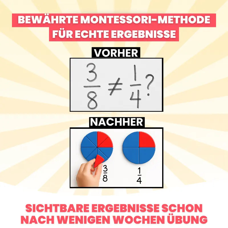 Montessori Magnetisches Bruch-Buch – Criativae