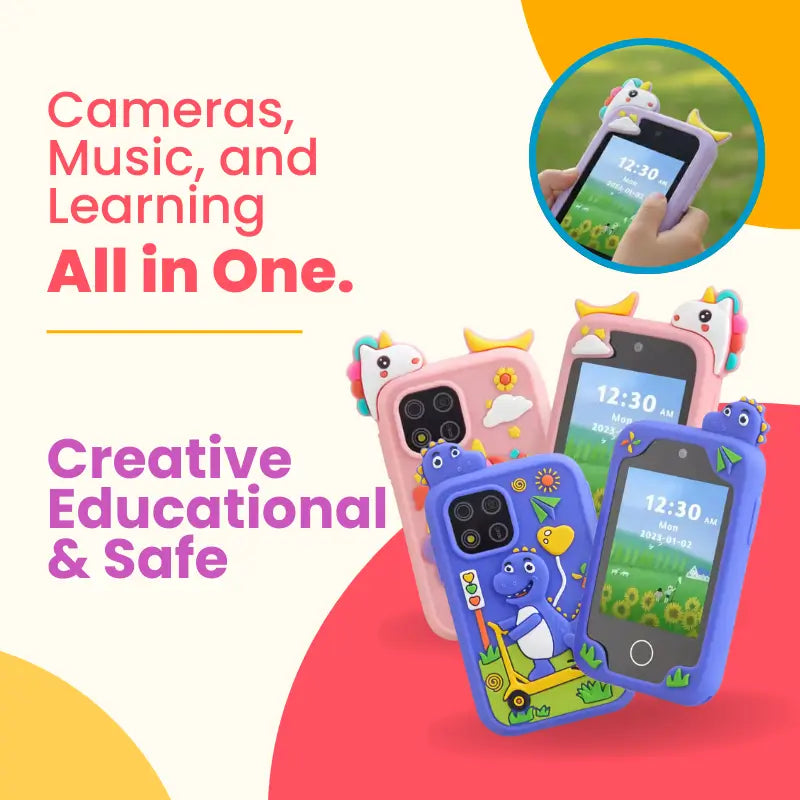 My First Smartphone: Educational Toy Phone for Kids with Camera | CRIATIVAE