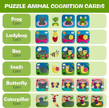 6-Piece My First Animal Felt Puzzle Set