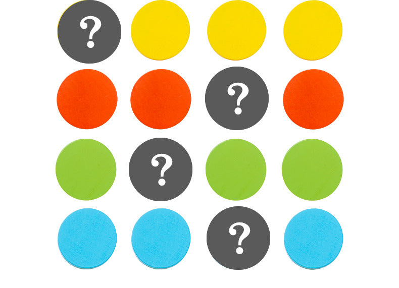 Color Sorting Cups and Discs Set