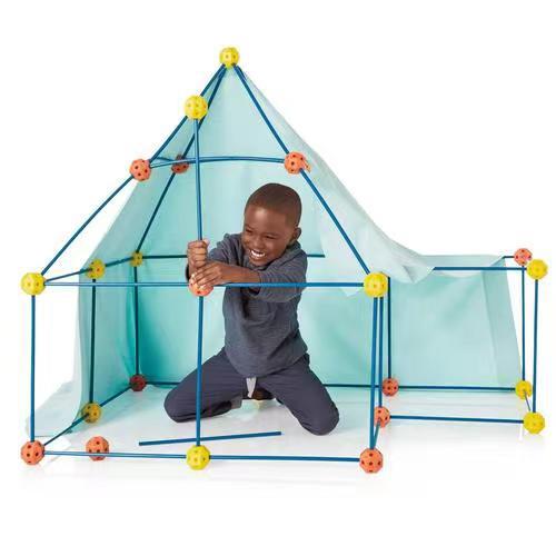 Fort Builder Construction Set – 158-Piece Fort Building Kit