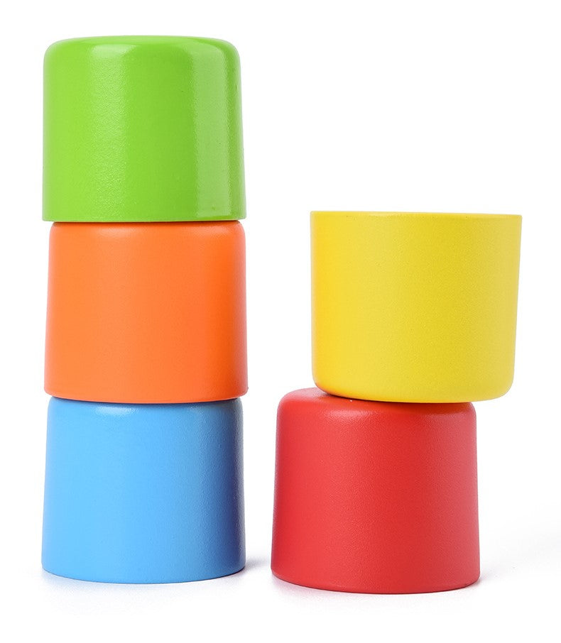 Color Sorting Cups and Discs Set