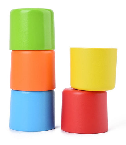 Color Sorting Cups and Discs Set