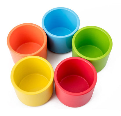 Color Sorting Cups and Discs Set
