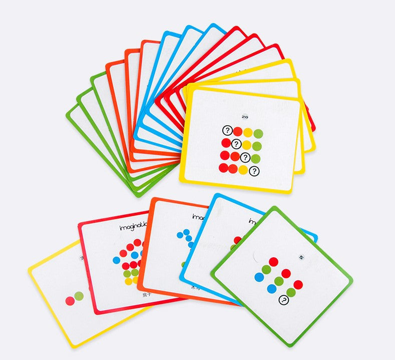 Color Sorting Cups and Discs Set