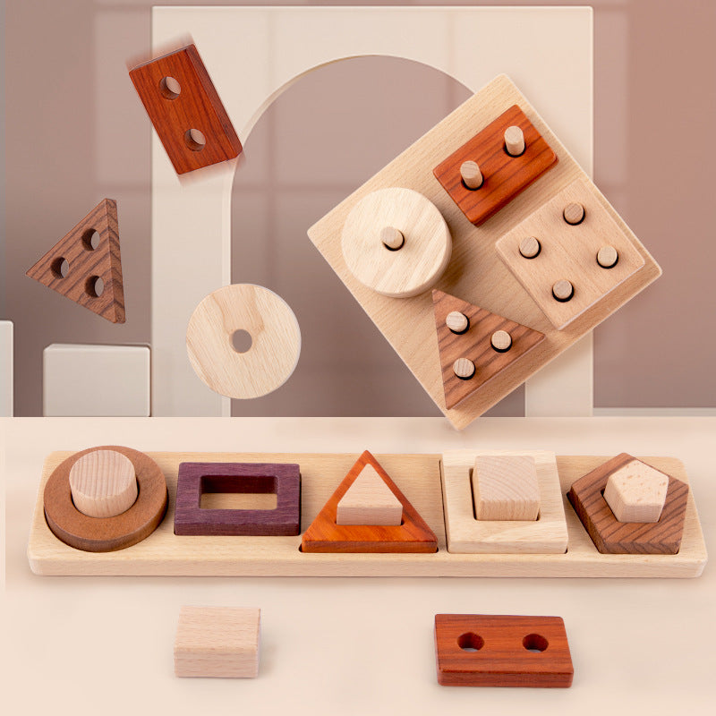 Deluxe Natural Wooden Learning Toy Collection