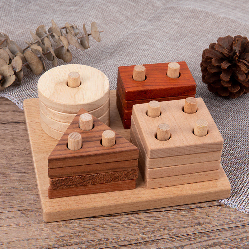 Deluxe Natural Wooden Learning Toy Collection
