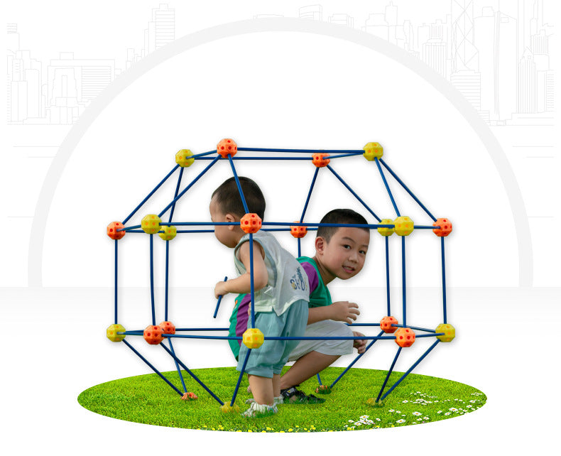Fort Builder Construction Set – 158-Piece Fort Building Kit