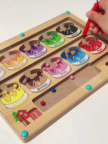 Magnetisch Montessori-doolhof