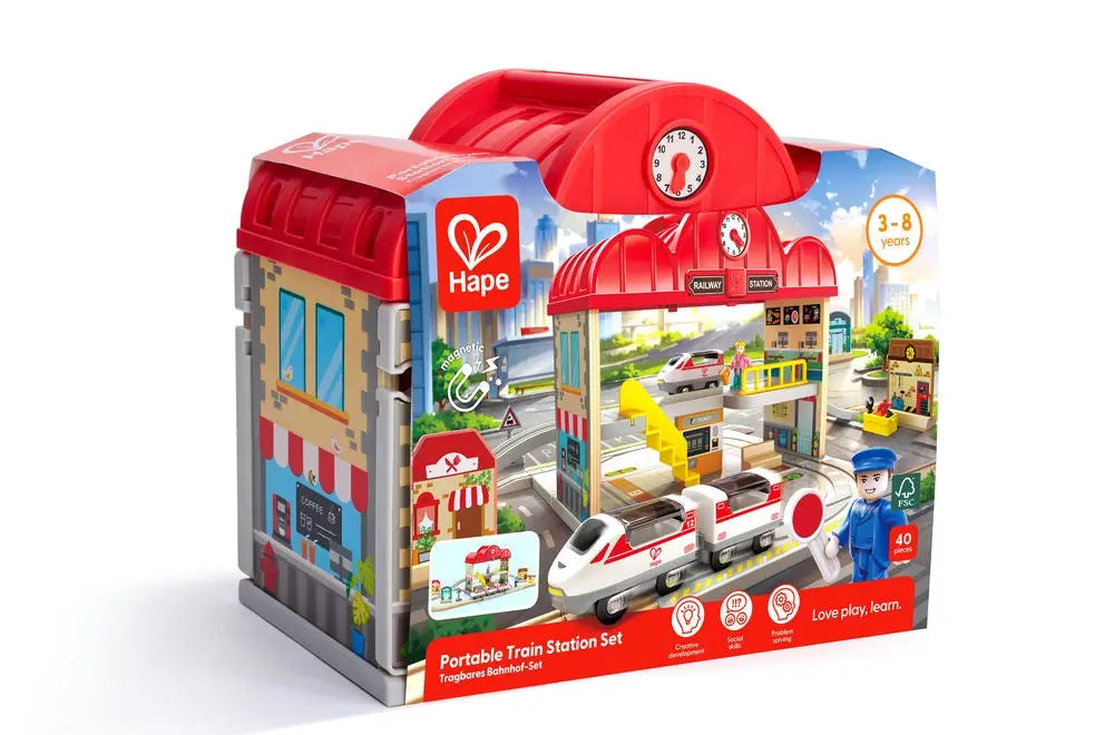 Kompaktes Bahnhof-Spielset