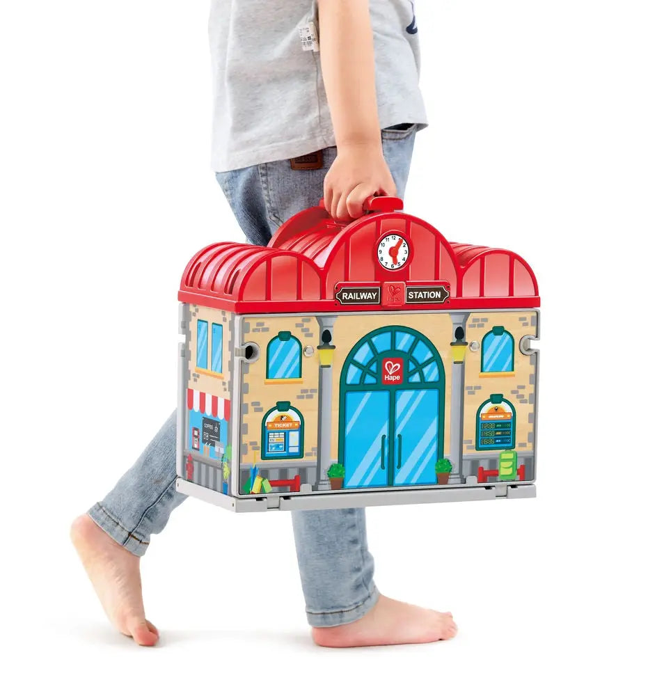 Kompaktes Bahnhof-Spielset