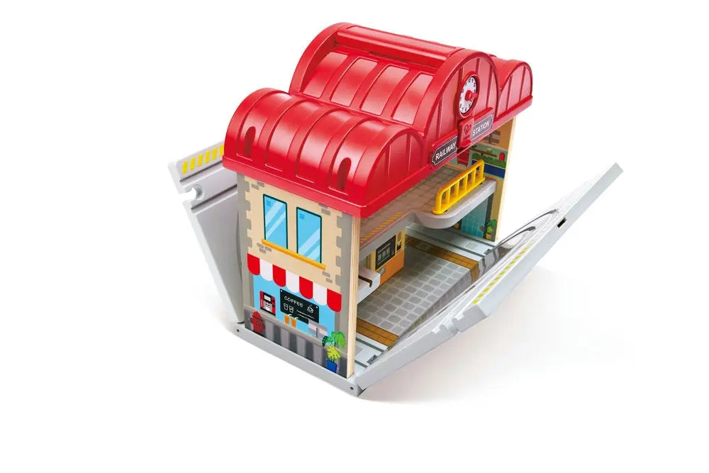 Kompaktes Bahnhof-Spielset