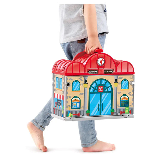 Kompaktes Bahnhof-Spielset