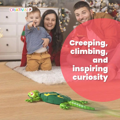 Premium Wall-Climbing Robotic Gecko – Realistic Remote Control STEM Toy for Kids | CRIATIVAE