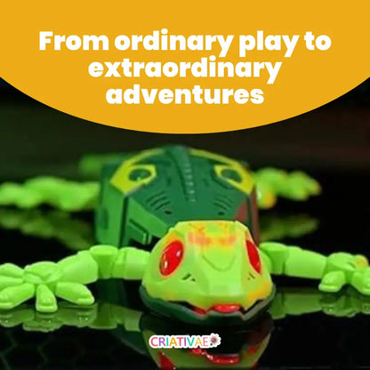 Premium Wall-Climbing Robotic Gecko – Realistic Remote Control STEM Toy for Kids | CRIATIVAE