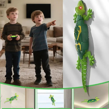 Premium Wall-Climbing Robotic Gecko – Realistic Remote Control STEM Toy for Kids | CRIATIVAE