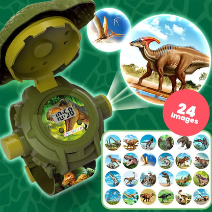 Criativae Dinosaur Projector Watch for Kids – 3-in-1 Digital Watch, Flashlight & Educational Toy