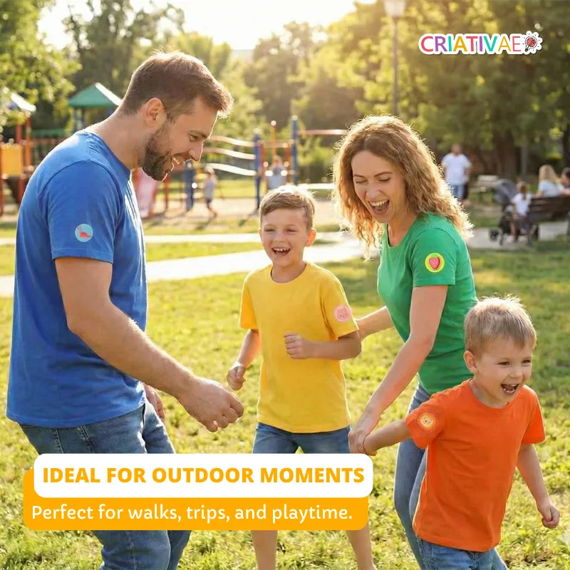 Mosquito Repellent 240 Stickers for Babies and Family – Chemical-Free Protection | CRIATIVAE