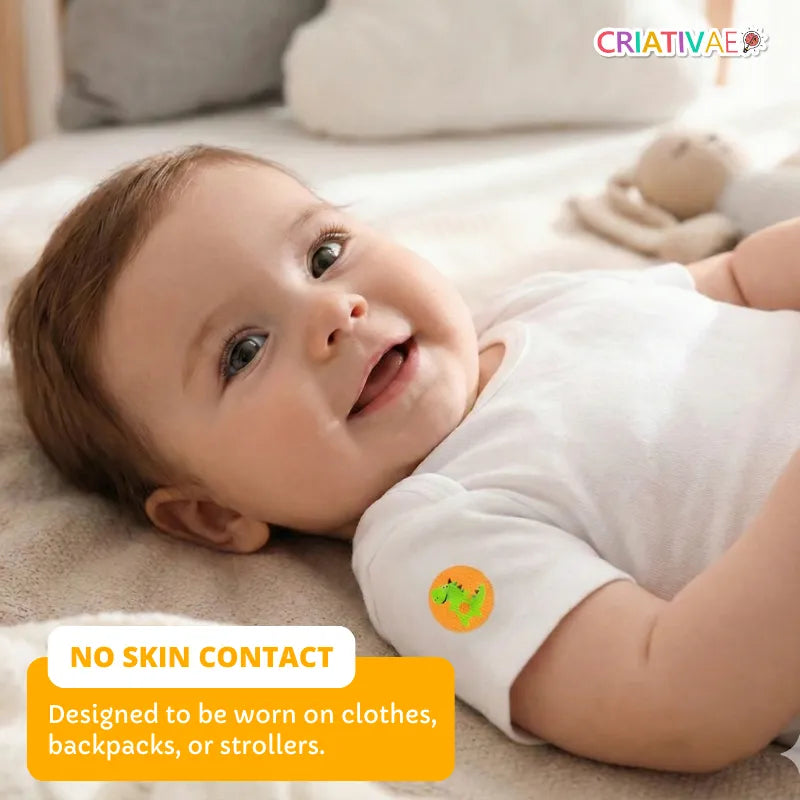 Mosquito Repellent 240 Stickers for Babies and Family – Chemical-Free Protection | CRIATIVAE