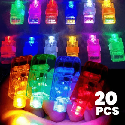 Mini LED Finger Projector Set - Compact Portable Light-Up Rings with Assorted Surprise Images for Kids | CRIATIVAE