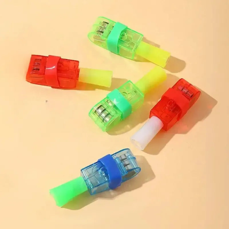 Mini LED Finger Projector Set - Compact Portable Light-Up Rings with Assorted Surprise Images for Kids | CRIATIVAE