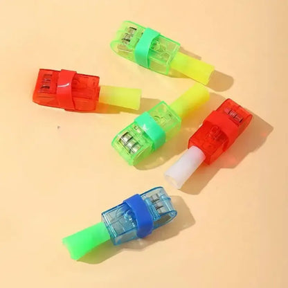 Mini LED Finger Projector Set - Compact Portable Light-Up Rings with Assorted Surprise Images for Kids | CRIATIVAE