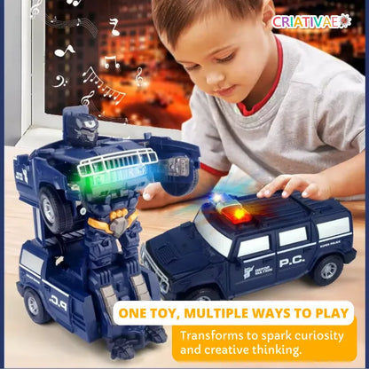 Transformable Car and Robot Educational Toy for Kids | CRIATIVAE