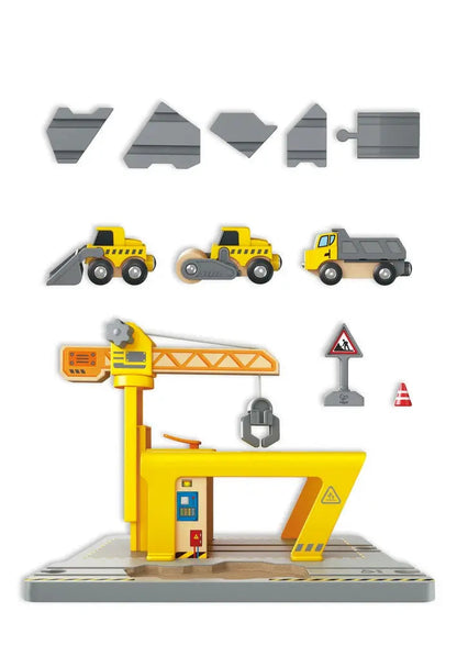 Grúa ferroviaria para proyectos de construcción