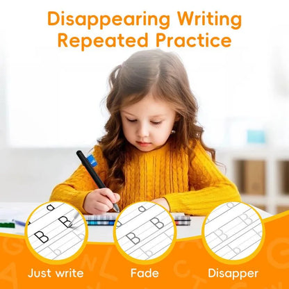 CRIATIVAE™ Reusable Handwriting Workbook – 6 Books Learning Set for Kids