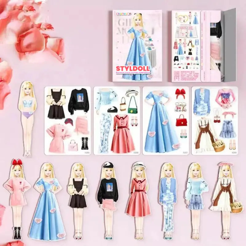 Styldoll Criativae - Magnetic Dress Up Doll with Endless Outfits