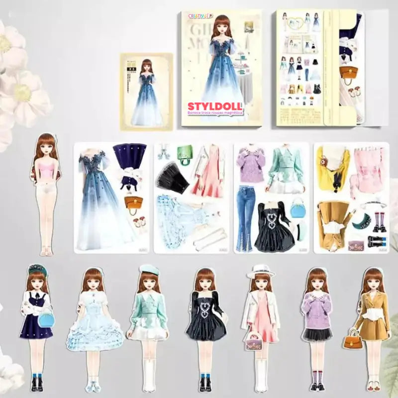 Styldoll Criativae - Magnetic Dress Up Doll with Endless Outfits