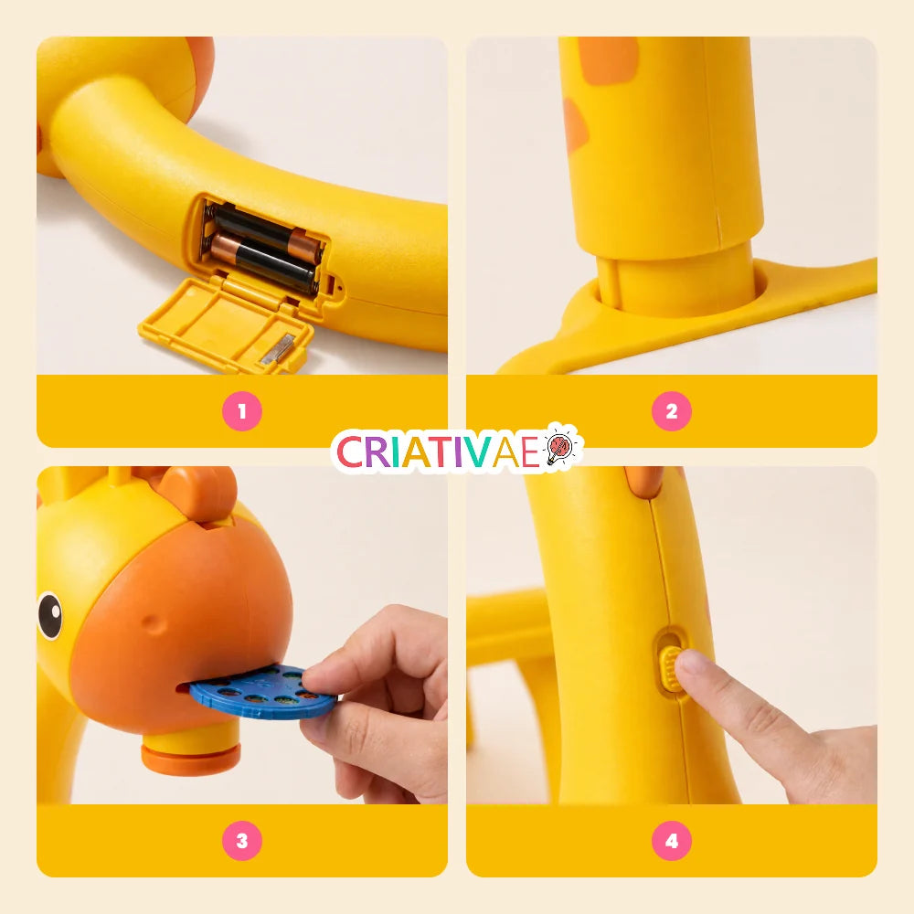 Table Kids Criativae - Kids Drawing Projector Table