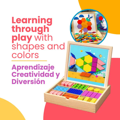 Educational Magnetic Tangram for Kids – Learning & Building Puzzle Toy | CRIATIVAE