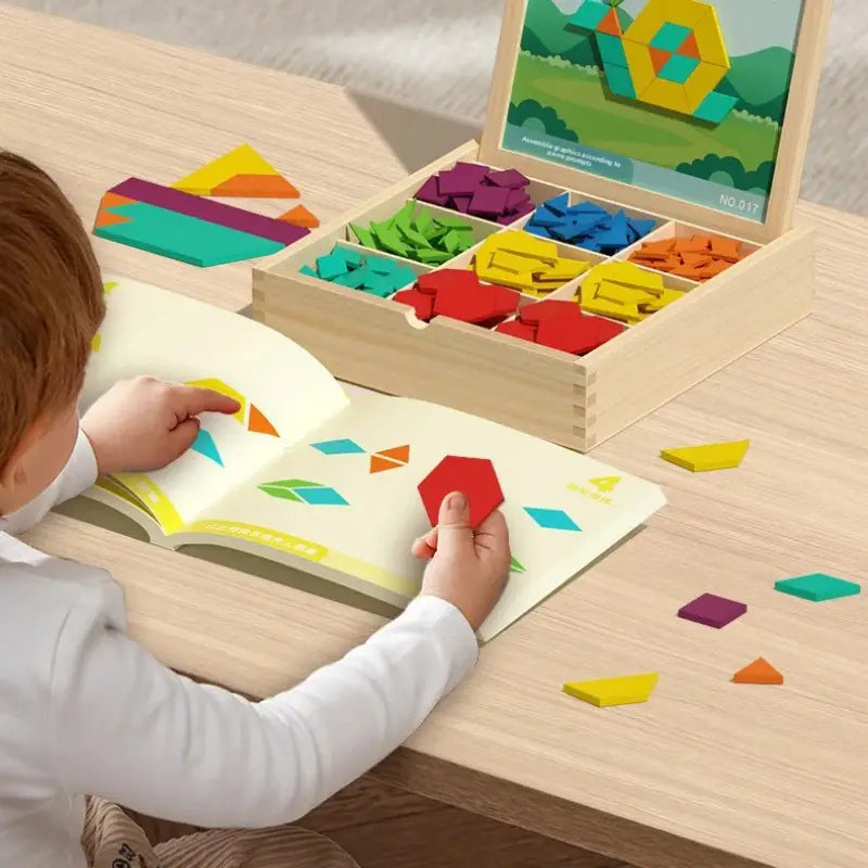 Educational Magnetic Tangram for Kids – Learning & Building Puzzle Toy | CRIATIVAE