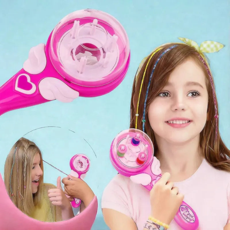 Kids Hair Decorating Toy with Color Threads & Clips – Tererê Twist Creative Hair Style Kit | CRIATIVAE