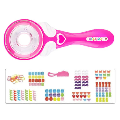 Kids Hair Decorating Toy with Color Threads & Clips – Tererê Twist Creative Hair Style Kit | CRIATIVAE