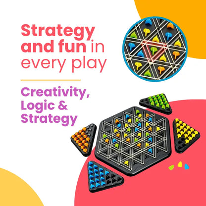 Magnetic Triangle Game – Develop Logic & Strategy | CRIATIVAE