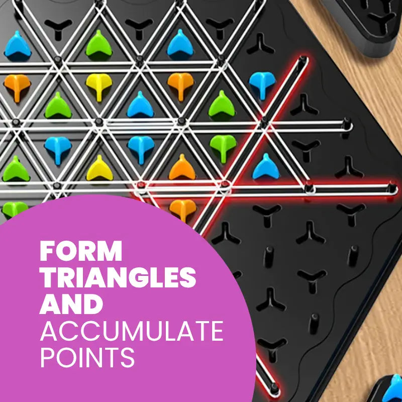 Magnetic Triangle Game – Develop Logic & Strategy | CRIATIVAE