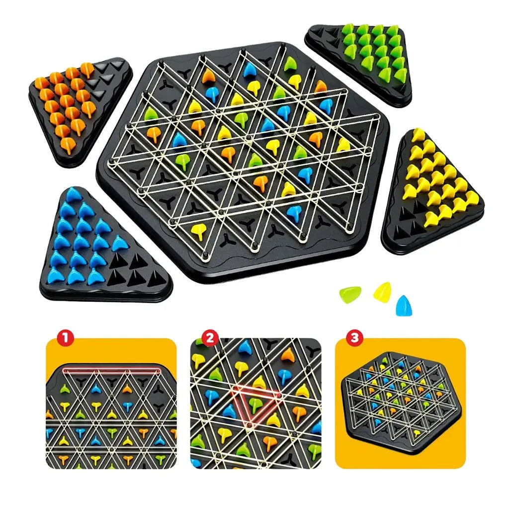 Magnetic Triangle Game – Develop Logic & Strategy | CRIATIVAE