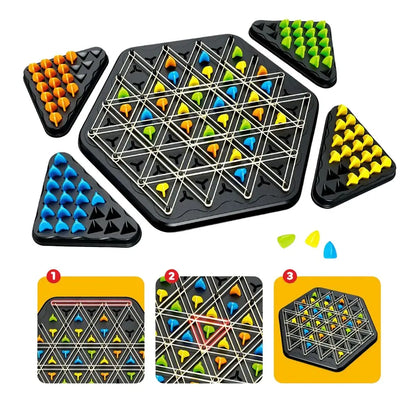 Magnetic Triangle Game – Develop Logic & Strategy | CRIATIVAE