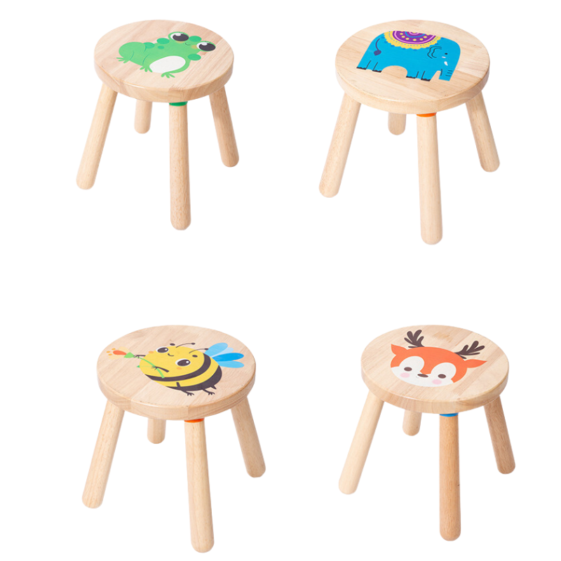 Ring Toss Wooden Stool