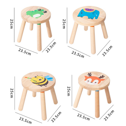 Ring Toss Wooden Stool