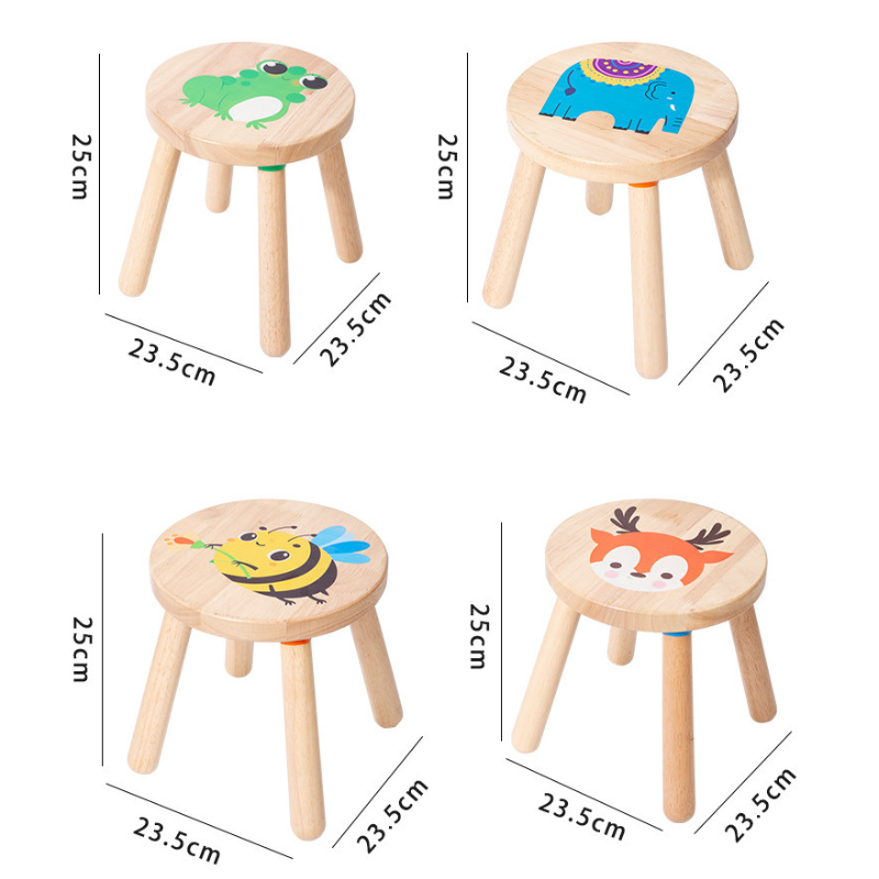 Ring Toss Wooden Stool